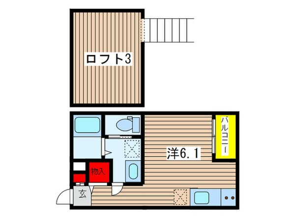 エスポワールの物件間取画像